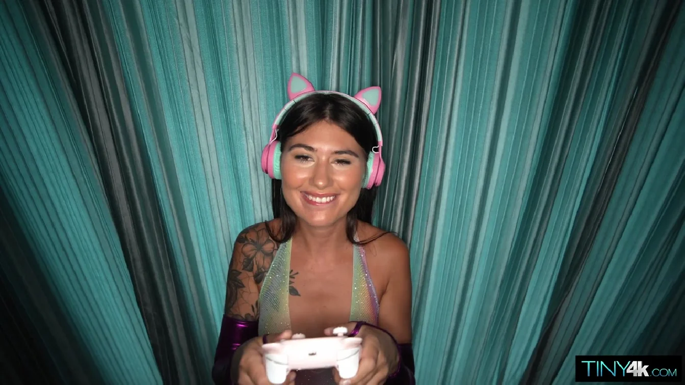 Preview of Tiny4K Charlotte Mae Tiny Gamer Girl XXX